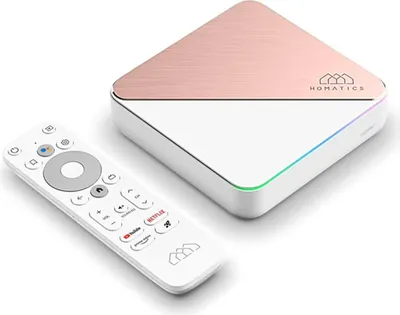 Homatics Box R 4K Plus Android TV Mediaplayer (4K UHD, HDR, WiFi 6, Bluetooth, Sprachfernbedienung)
