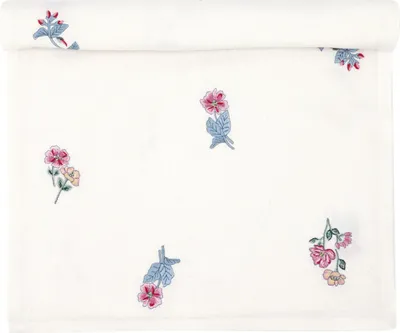 Produktbild von Greengate Portia Tischläufer white 140x45cm