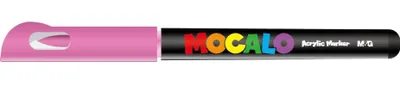 Zdjęcie produktu dla Marker akrylowy pędzelkowy Mocalo czerwony różany M&G - 218