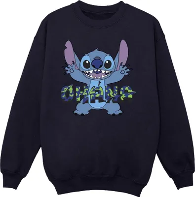 Produktbild von Disney - "Ohana" Sweatshirt für Damen BI22848 (S) (Marineblau)