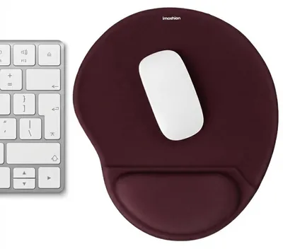 Produktbild von imoshion Ergonomisches Mauspad - Mauspad mit Handgelenkstütze - 30 x 25 cm - Bordeaux