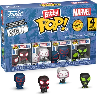Produktbild von Funko Pop! Bitty POP Marvel - Spider-Man Miles Morales (4 Figurki)