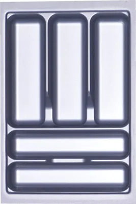 Produktbild von ORGA-BOX I Besteckeinsatz grau 317 x 474 mm für 40 cm Schrankbreite