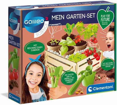 Produktbild von Clementoni 59207 Galileo Mein Garten-Set (Play for Future)