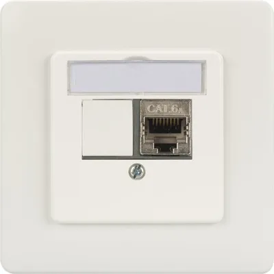 Immagine prodotto di DIGITUS Leerdose mit Zentralplatte u. Rahmen, 2x Keystone