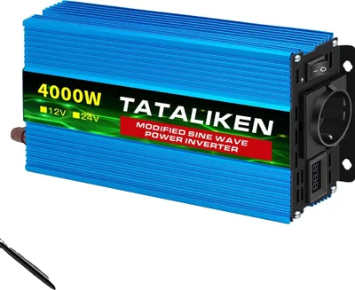 Produktbild von DC/AC Wechselrichter, 220V Ausgang, LED Spannungsanzeige, 4000W, EU-b, 12V-b, 200-240V-b