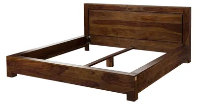 Immagine prodotto di MASSIVMOEBEL24 | METRO LIFE #137 Letto matrimoniale in legno di sheesham - laccato / life honey 180x200