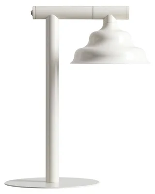 Produktbild von Tischlampe Metall Glas GU10 37 cm Creme Modern Tischleuchte