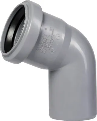 Produktbild von Ostendorf HT Bogen 67° DN 50 aus Polypropylen heißwasserbeständig für Hausentwässerung