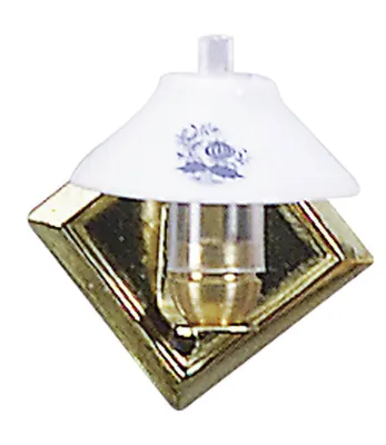 Produktbild von Wandlampe Porzellan, klein, für Puppenhaus