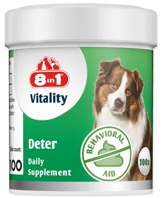 Productafbeelding van Pochoutka 8-in-1 Vitality reinigings tabletten voor honden, 100 tabletten.