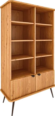 Produktbild von Bücherregal in Eiche massiv geölt, KABALA-165