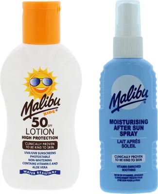 Image de Malibu Baby Lotion SPF50 100ml + Spray Après-Soleil 100ml