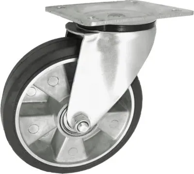 Zdjęcie produktu dla Aluminium-Gummirad 180Mm, Lenkgehäuse A52G - Kl180 A52G