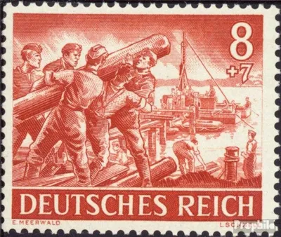 Produktbild von Briefmarken Deutsches Reich 1943 Mi 835 gestempelt Heldengedenktag