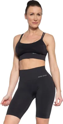 Produktbild von Gatta Active, Radlerhose Damen, Active seamless 01, Melange Schwarz-Grau, L