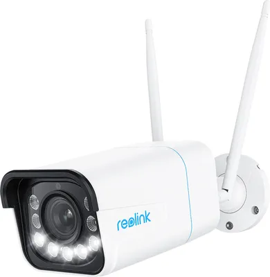Image de Reolink W430 - Caméra extérieure 4K, Wi-Fi 6 nouvelle génération, zoom optique 5X, détection de personnes/véhicules/animaux, vision nocturne couleur
