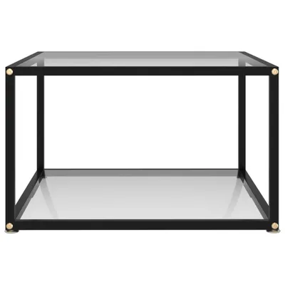 Immagine prodotto di Tavolino da Salotto Trasparente 60x60x35 cm in Vetro Temperato