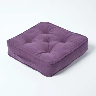 Immagine prodotto di HOMESCAPES cuscino di seduta cuscino di sedia Rajput viola