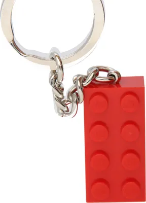 Zdjęcie produktu dla Brelok LEGO — czerwony klocek 2x4