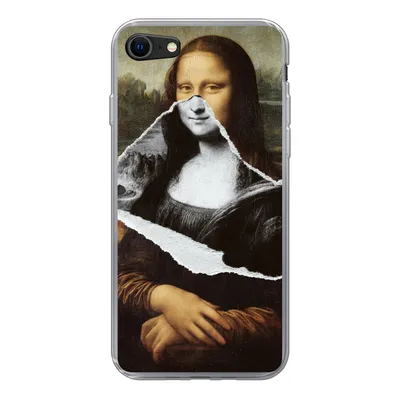 Produktbild von MuchoWow® Handyhülle Schutzhülle Hülle für iPhone 8 Mona Lisa - Da Vinci - Kunst Silikon Softcase Handy Hülle - Schutzhaube