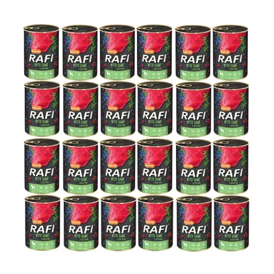 Produktbild von Rafi Dolina Noteci Dziczyzna Karma Set 24X 400G