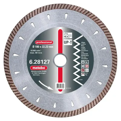 Produktbild von Metabo 628127000, Beton, Sandstein, 18 cm, 2,22 cm, 2,5 mm, 8500 RPM, Metabo