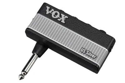 Obrázok produktu pre VOX Electronics amPlug3 US Silver, Kábel, 3,5 mm, Elektrická gitara, Čierna, Strieborná, Batérie, AAA