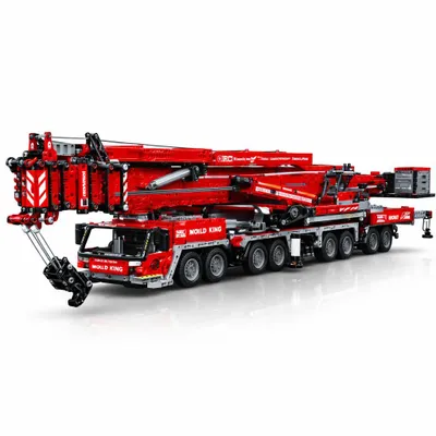 Zdjęcie produktu dla RC Technik Żuraw XXL 8506 z silnikiem – Mould King 17008 Żuraw budowlany sterowany na odległość, klocki do montażu, modelarstwo profesjonalne