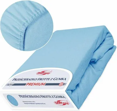 Obrázek produktu pro Darymex Froté prostěradlo s gumičkou 180x200 modré 009 Premium