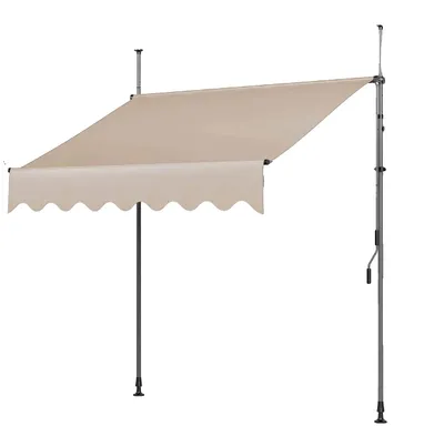 Obrázok produktu pre Markízy, khaki farba, nastaviteľná výška od 200-300 cm, khaki 300x120 cm
