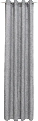 Produktbild von Ösenschal - Anthrazit - Polyester - 140 x 245 cm - Leinenoptik