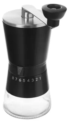 Image de Moulin à café - Modèle en acier - 21 cm - Noir