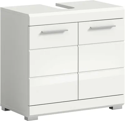 Produktbild von Waschtischunterschrank Scout Xonox - Weiß Hochglanz - 60x56x34 cm