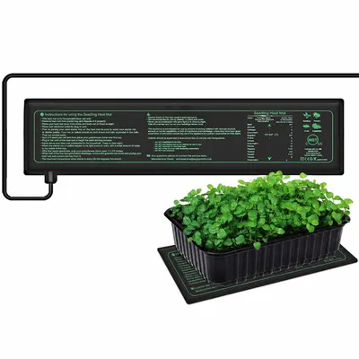 Produktbild von Heizmatte Pflanzen Zimmergewächshaus 7W Wärmematte Reptil Dragon Temperatur Heizkissen Amphibien Pet Mat Wärmer Bett Matte, 10x52,5cm