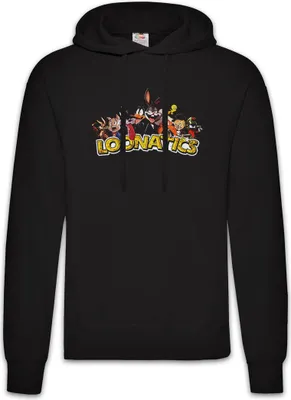 Produktbild von Urban Backwoods Loonatics, Herren Hoodie, Farbe: Schwarz, Größe: XL