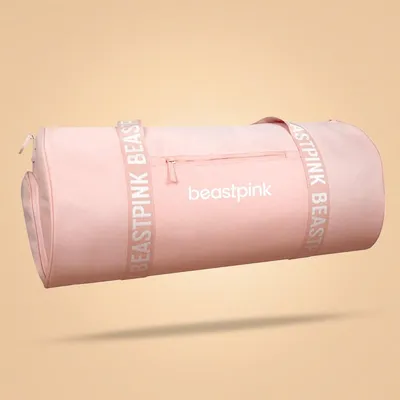 Produktbild von GymBeam - Barrel-Bag in Baby Pink - BeastPink