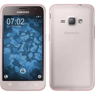 Produktbild von PhoneNatic Case kompatibel mit Samsung Galaxy J1 (2016) J120 - rosa Silikon Hülle 360° Fullbody Cover