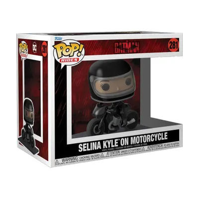 Produktbild von The Batman - Selina Kyle on Motorcycle 281 - Funko Rides Pop! - Vinyl Figur
