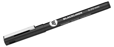 Produktbild von Blackliner 0,05mm schwarz Packung mit 6 Stück