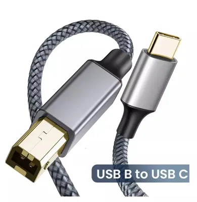 Produktbild von USB-C auf USB-B Kabel Druckerkabel Datenkabel Scanner Midi Audio Drucker Laptop