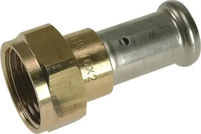 Produktbild von Henco Pressfitting mit IG flachdichtend ohne Nippel 26x1"