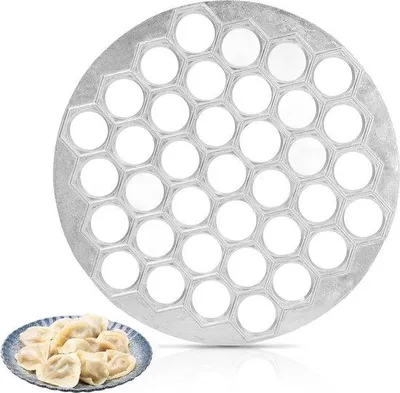 Produktbild von Famanu Ravioli Maker Aluminium - für selbstgemachte Teigtaschen