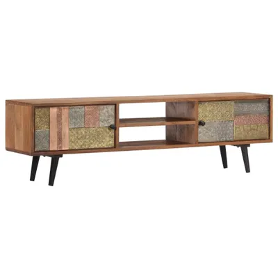 Produktbild von TV-Schrank 140×30×40 cm Massivholz Akazie