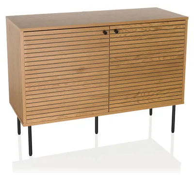 Obrázek produktu pro hjh LIVING Příborník LINNO S Komoda Skříňka s knoflíkovou rukojetí 74,0 x 100,0 x 40,0 cm