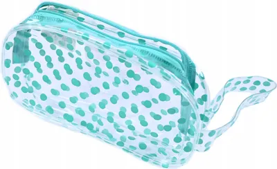 Produktbild von Transparente Kosmetiktasche Reise - Durchsichtiges Kulturbeutel Etui 19x14cm - Praktisch