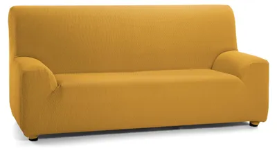 Obrázek produktu pro elastický potah na pohovku 2 sedadla 2-místný (120-190 cm) hořčicový slipcover, potah na pohovku