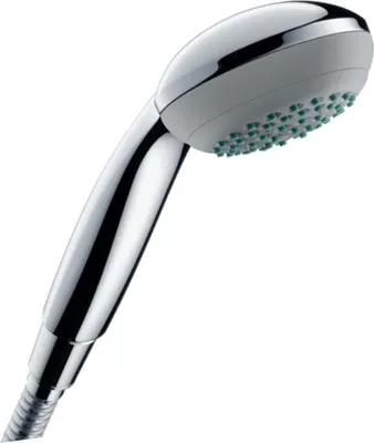 Produktbild von hansgrohe Crometta 85 - Duschkopf, Handbrause mit 3 Strahlarten, Duschbrause, Brausekopf mit Antikalk-Funktion, Chrom, 28563000
