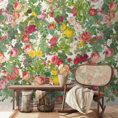 Produktbild von A.S. Creation Livingwalls Fototapete The Wall III 398641 Eine Rolle Ein Motiv 159 x 280 cm Grün Pink Rot