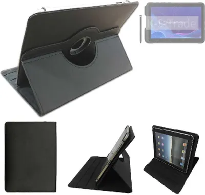 Produktbild von High quality kompatibel mit Samsung Galaxy Tab Active4 Pro Schutz Hülle 360° Tablet Case Schutzhülle Flip Cover  schwarz. Tablet Hülle drehbar